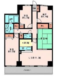 ガーデンシティ金沢文庫 219 間取り図