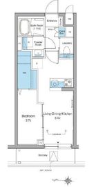 ルフォンリヴェント杉並永福 305 間取り図