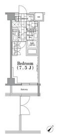 ONE ROOF FLAT TSUKISHIMA (ワンルーフフラット月島) 102 間取り図