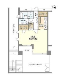 マスタービューレジデンス 1階 間取り図