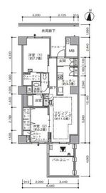 東雲キャナルコートCODAN 21-1303 間取り図