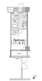 ONE ROOF FLAT TSUKISHIMA (ワンルーフフラット月島) 105 間取り図