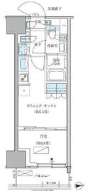 パークアクシス品川天王洲アイル 623 間取り図