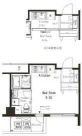 パークアクシス横浜井土ヶ谷 1007 間取り図