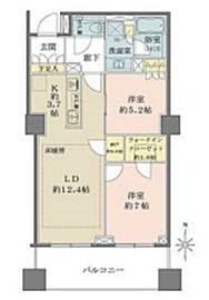 ザ・パークハウス恵比寿 11階 間取り図