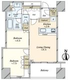 パークタワー錦糸町 26階 間取り図