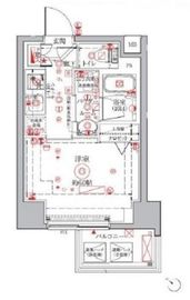 クレイシアIDZ横浜桜木町 8階 間取り図