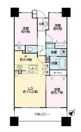 アデニウム新横浜 15階 間取り図