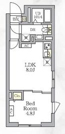 SOLASIA residence 荻窪 405 間取り図