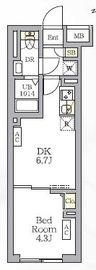 SOLASIA residence 荻窪 302 間取り図