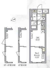 SOLASIA residence 荻窪 401 間取り図
