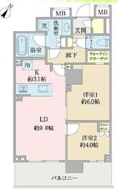 ルフォン白金台ザ・タワーレジデンス 17階 間取り図