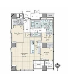 三田ガーデンヒルズ PARK MANSION 7階 間取り図