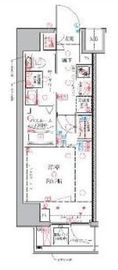 クレヴィスタ横浜関内 9階 間取り図