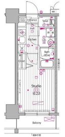 ガーラ・グランディ川崎榎町 2階 間取り図