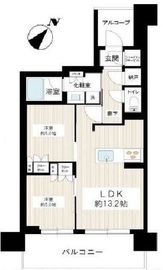 クリオレジダンス横浜新杉田 8階 間取り図