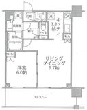シティタワー新宿 23階 間取り図