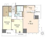 浅草タワー 33階 間取り図