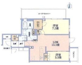 ピアース等々力レジデンス 3階 間取り図