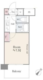 アルテーヌ新横浜 910 間取り図