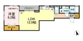 Akarenga浅草 301 間取り図