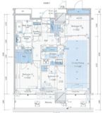 ブランズタワー豊洲 17階 間取り図