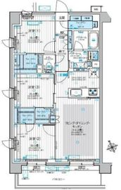 パレステージ藤沢Ⅱ 2階 間取り図