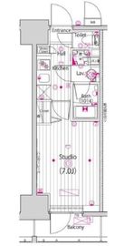 ガーラ・リバーサイド横濱南 7階 間取り図