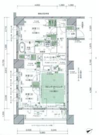 ブランズ日本橋茅場町 2階 間取り図