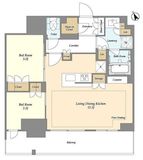 オアーゼ日暮里レジデンス 618 間取り図