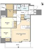 オアーゼ日暮里レジデンス 619 間取り図