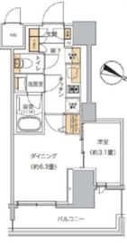 リビオメゾン南砂町 511 間取り図