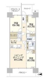 グランドメゾン品川シーサイドの杜 1階 間取り図