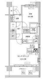 リージア経堂テラスガーデン 814 間取り図