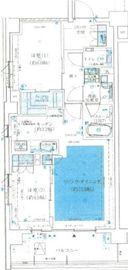 アトラスシティ千歳烏山グランスイート杜の棟 4階 間取り図