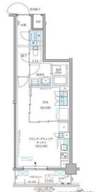 パークアクシス文京本郷 610 間取り図