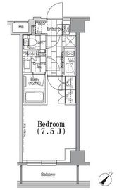 ONE ROOF FLAT TSUKISHIMA (ワンルーフフラット月島) 309 間取り図