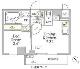 アジールコート池尻大橋 301 間取り図