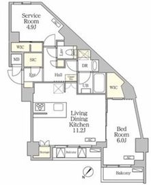 アジールコート池尻大橋 311 間取り図