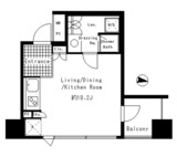 パークアクシス渋谷神南 406 間取り図