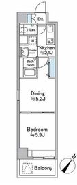 ソナーレ横浜 401 間取り図