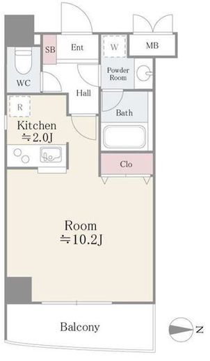 イーリスネオ 304 間取り図