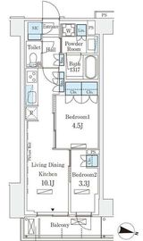 ロイヤルパークス赤羽サウス 203 間取り図