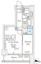 ロイヤルパークス赤羽サウス 402 間取り図