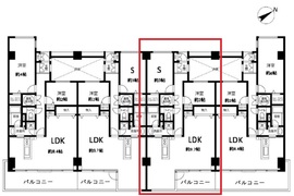 マーレ磯子 503 間取り図