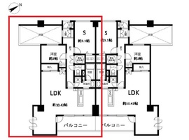 マーレ磯子 902 間取り図