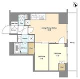 オーキッドレジデンス西大井 203 間取り図