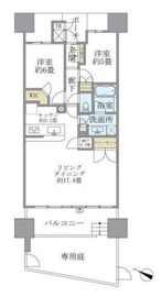 ブリリア大島小松川公園 1階 間取り図