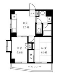 CITY SPIRE横浜和田町(シティスパイア横浜和田町) 501 間取り図