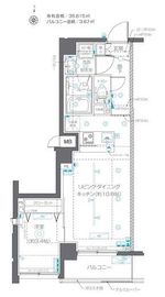ZOOM中野West 2階 間取り図